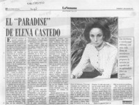 El "Paradise" de Elena Castedo  [artículo] Julio César Silva.