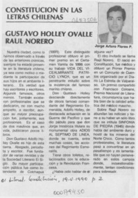 Gustavo Holley Ovalle Raúl Norero
