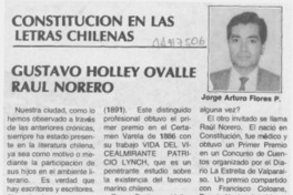 Gustavo Holley Ovalle Raúl Norero