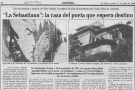 "La Sebastiana", la casa del poeta que espera destino