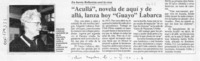"Acullá", novela de aquí y de allá, lanza hoy "Guayo" Labarca  [artículo].
