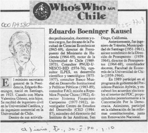 Eduardo Boeninger Kausel  [artículo].