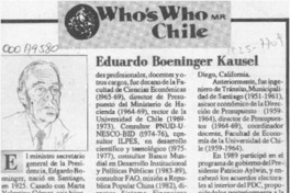 Eduardo Boeninger Kausel  [artículo].