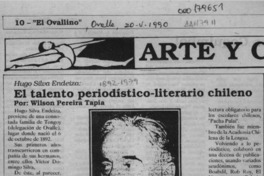 El talento periodístico-literario chileno  [artículo] Wilson Pereira Tapia.