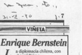 Enrique Bernstein  [artículo] Alberto Yoacham Saldías.