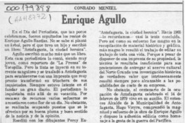 Enrique Agullo  [artículo] Conrado Menzel.