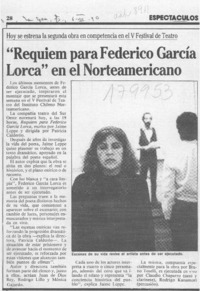 "Réquiem para Federico García Lorca" en el Norteamericano  [artículo].