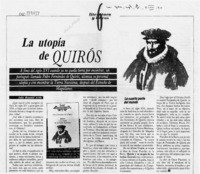 La utopía de Quirós  [artículo] Julio Retamal Avila.