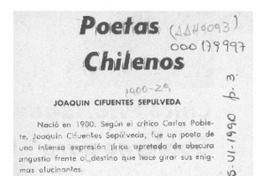 Poetas chilenos  [artículo] Ratón de biblioteca.