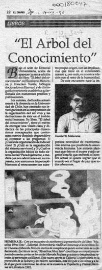 "El Arbol del conocimiento"  [artículo].