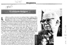 El Constante Balaguer  [artículo].