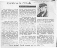 Natalicio de Neruda  [artículo] Marino Muñoz Lagos.