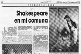 Shakespeare en mi comuna  [artículo] M. H.