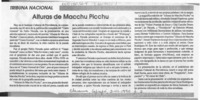 Alturas de Macchu Picchu  [artículo].