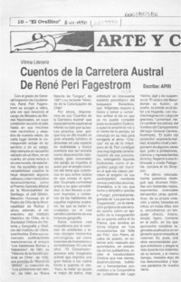Cuentos de la Carretera Austral de René Peri Fagerstrom  [artículo] Apir.
