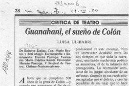 Guanahani, el sueño de Colón  [artículo] Luisa Ulibarri.
