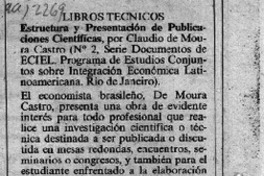 Estructura y presentación de publicaciones científicas  [artículo] Osvaldo Torres-Ahumada.