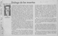 Diálogo de los muertos  [artículo] Luis Sánchez Latorre.