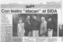 Con teatro "atacan" el SIDA  [artículo] Carmen Mera O.