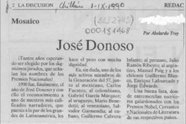 José Donoso  [artículo] Abelardo Troy.