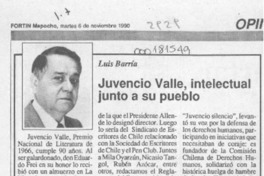 Juvencio Valle, intelectual junto a su pueblo