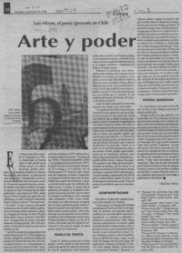 Arte y poder  [artículo] Virginia Vidal.