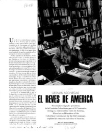 El reves de América  [artículo] Ana María Larraín.