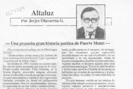Altaluz  [artículo] Jerjes Olavarría G.