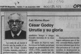 César Godoy Urrutia  [artículo] Luis Merino Reyes.