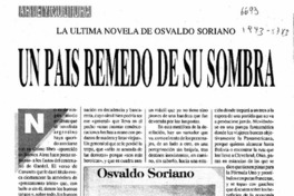Un país remedo de su sombra  [artículo] Carlos Orellana.