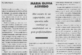 María Olivia Acevedo
