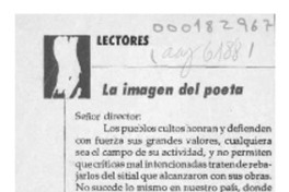La imagen del poeta  [artículo] Emilio Roble.