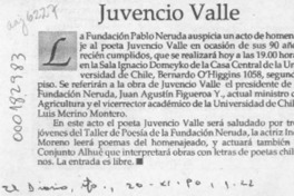 Juvencio Valle  [artículo].