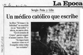 Un médico católico que escribe  [artículo] Alejandra Gajardo.