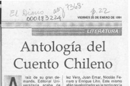 Antología del cuento chileno  [artículo].