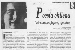 Poesía chilena (miradas, enfoques, apuntes)  [artículo] Erick Pohlhammer.