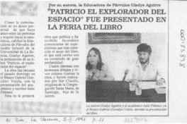 "Patricio, el explorador del espacio" fue presentado en la feria del libro  [artículo].
