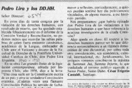 Pedro Lira y los DD. HH.  [artículo] César Frigerio Castaldi.