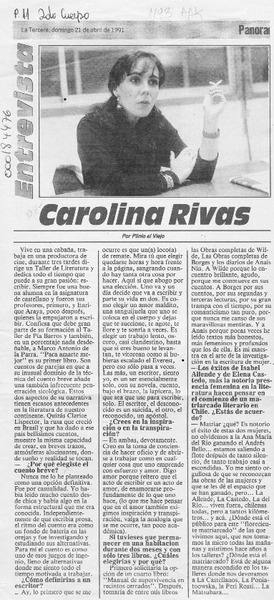 Carolina Rivas  [artículo] Plinio el Viejo.