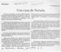 Una casa de Neruda  [artículo] Abelardo Troy.