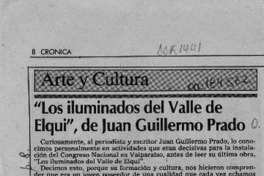 "Los iluminados del Valle de Elqui", de Juan Guillermo Prado  [artículo] Enrique Skinner Zavala.