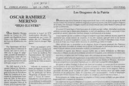 Oscar Ramírez Merino "Hijo Ilustre"  [artículo].