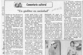 "Un gásfiter en sociedad"  [artículo] Sergio E. Muñoz Morales.