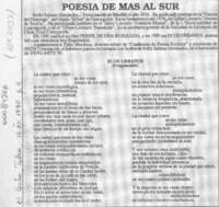 Poesía de más al sur  [artículo].