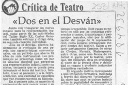"Dos en el desván"  [artículo] Carola Oyarzún L.