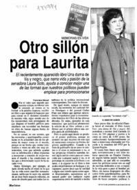Otro sillón para Laurita  [artículo] Francisco Mouat.