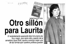 Otro sillón para Laurita  [artículo] Francisco Mouat.