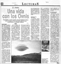 Una vida con los ovnis  [artículo] Héctor Velis Meza.