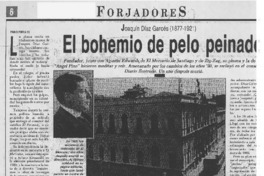 El bohemio de pelo peinado