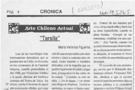 "Tarsila"  [artículo] María Verónica Figueroa.